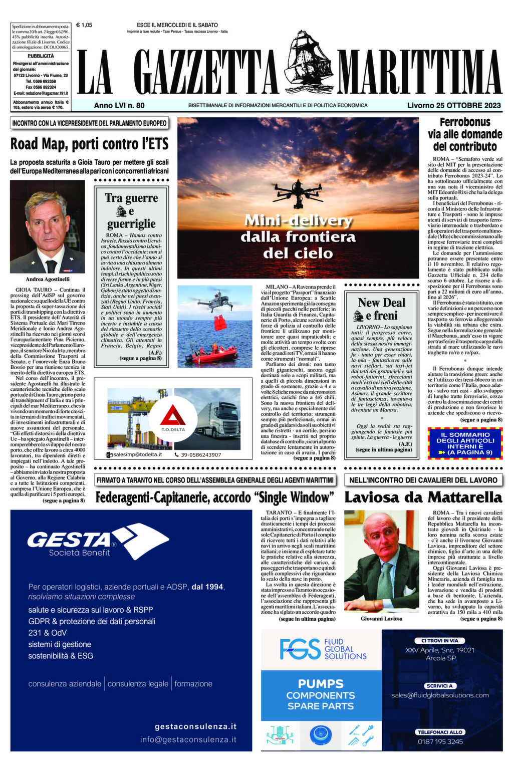 Giornale del 25-10-2023