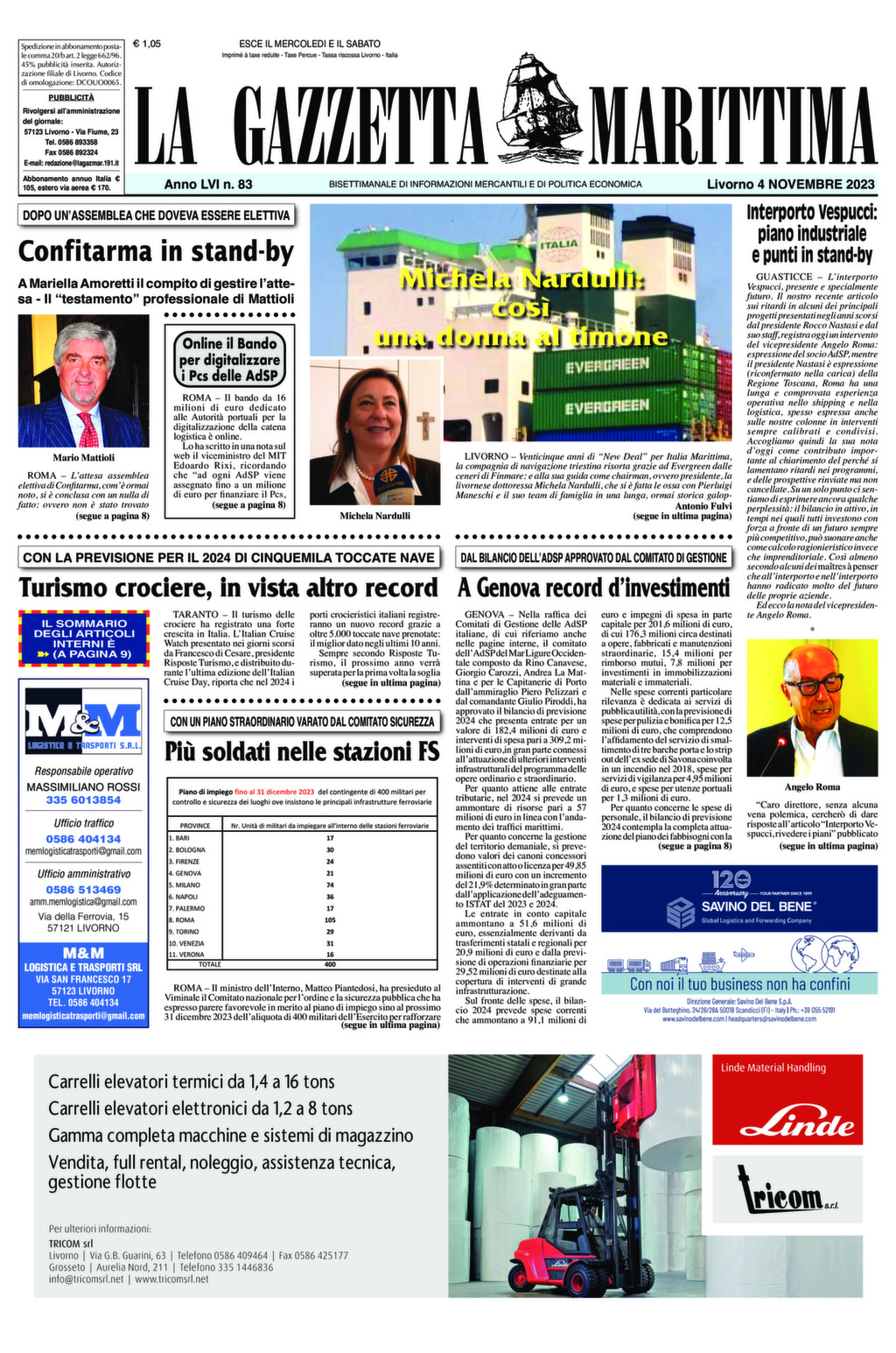 Giornale del 04-11-2023