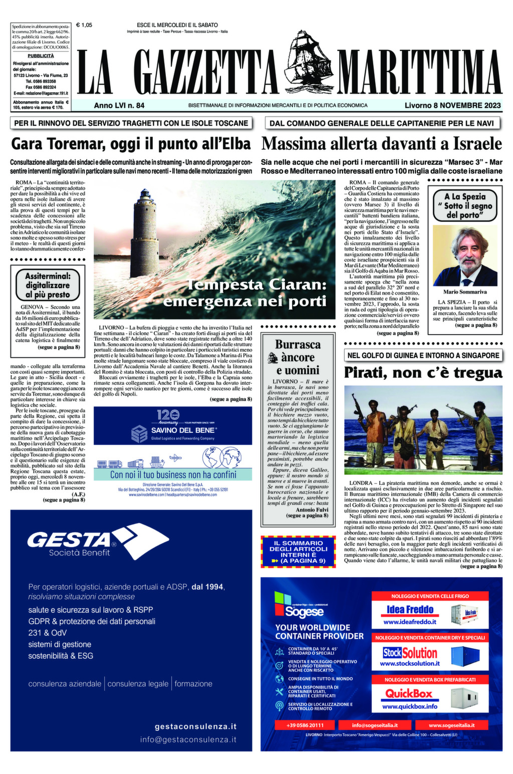 Giornale del 08-11-2023