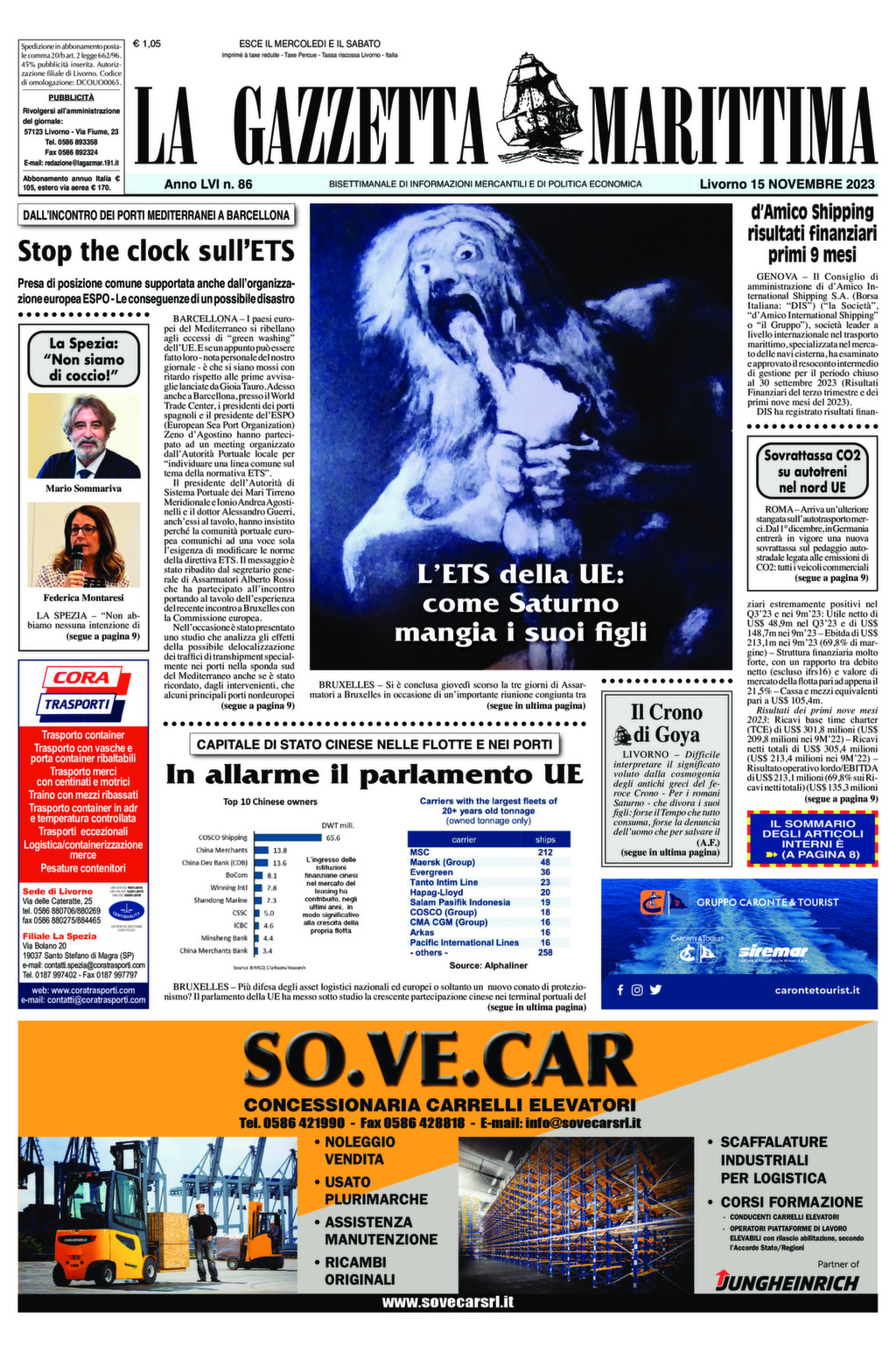 Giornale del 15-11-2023