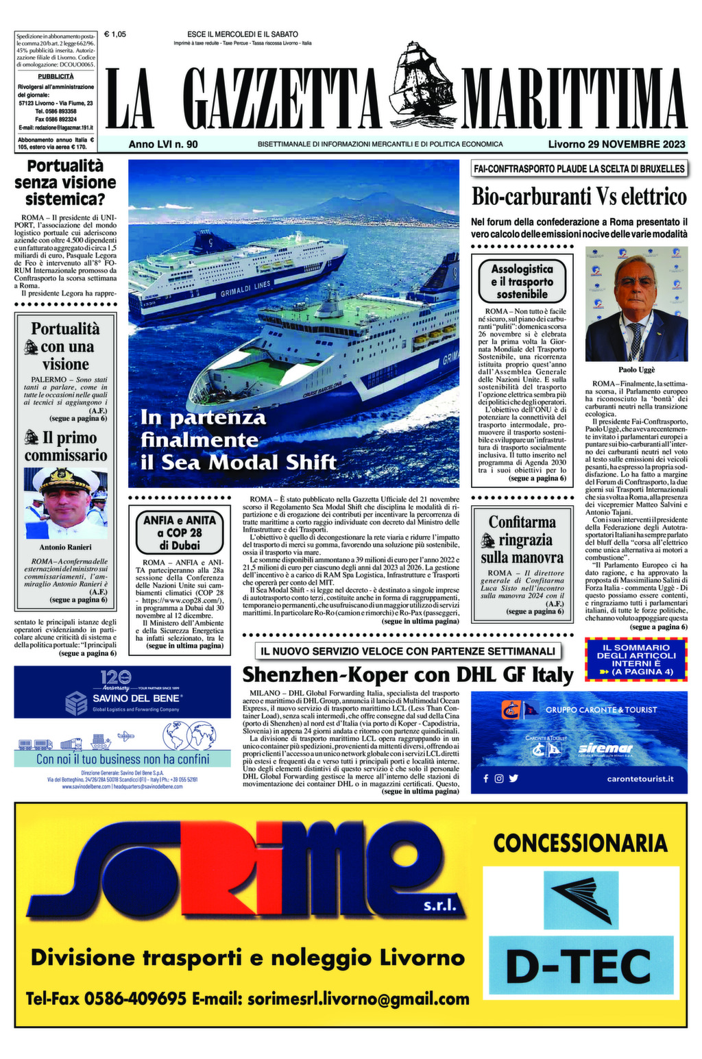 Giornale del 29-11-2023