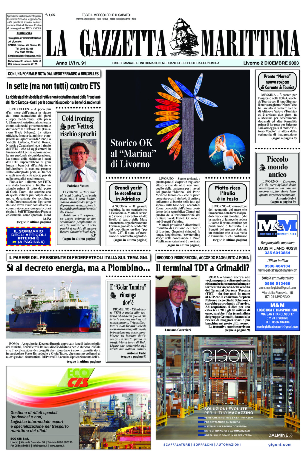Giornale del 02-12-2023