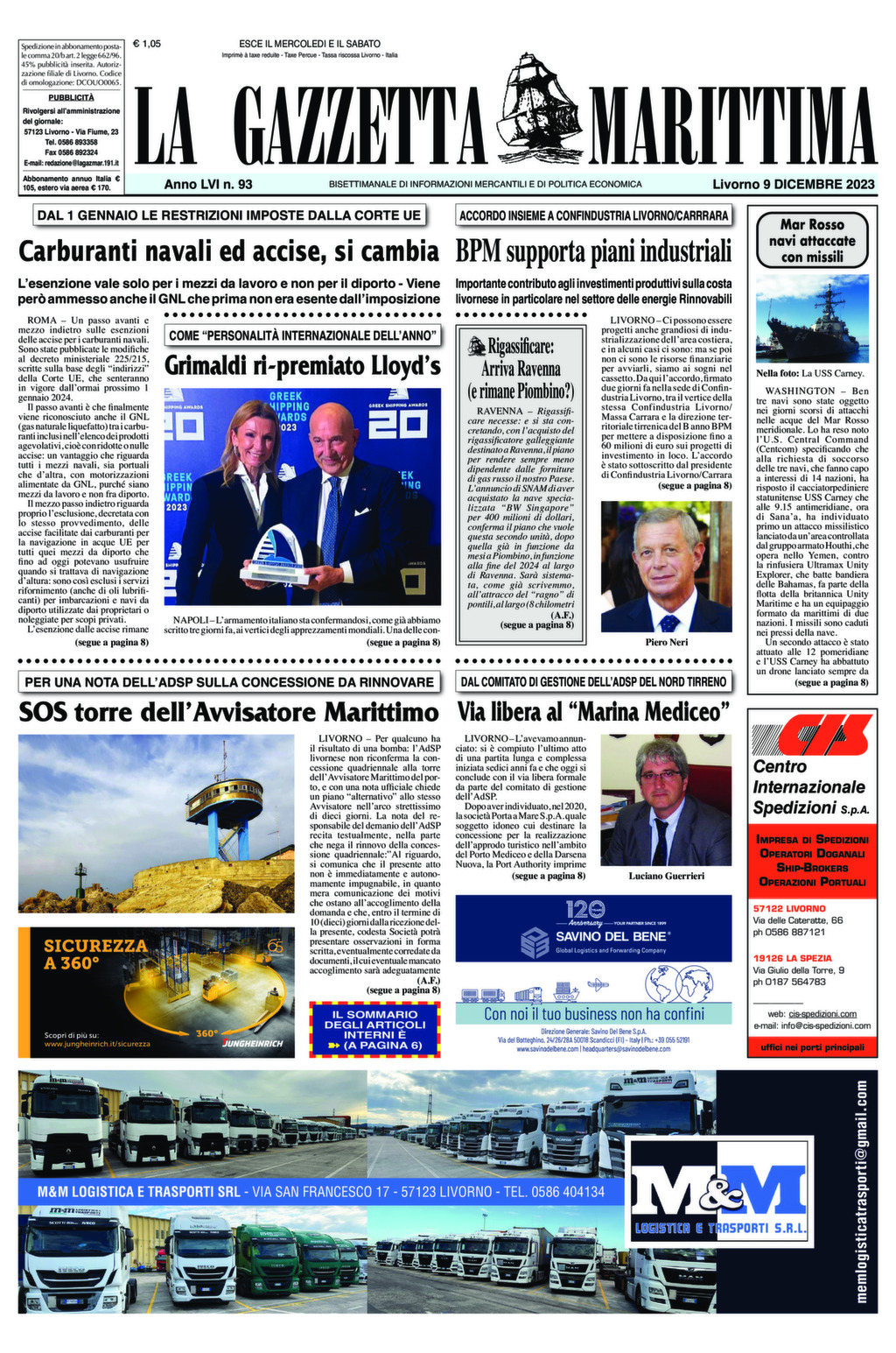 Giornale del 09-12-2023