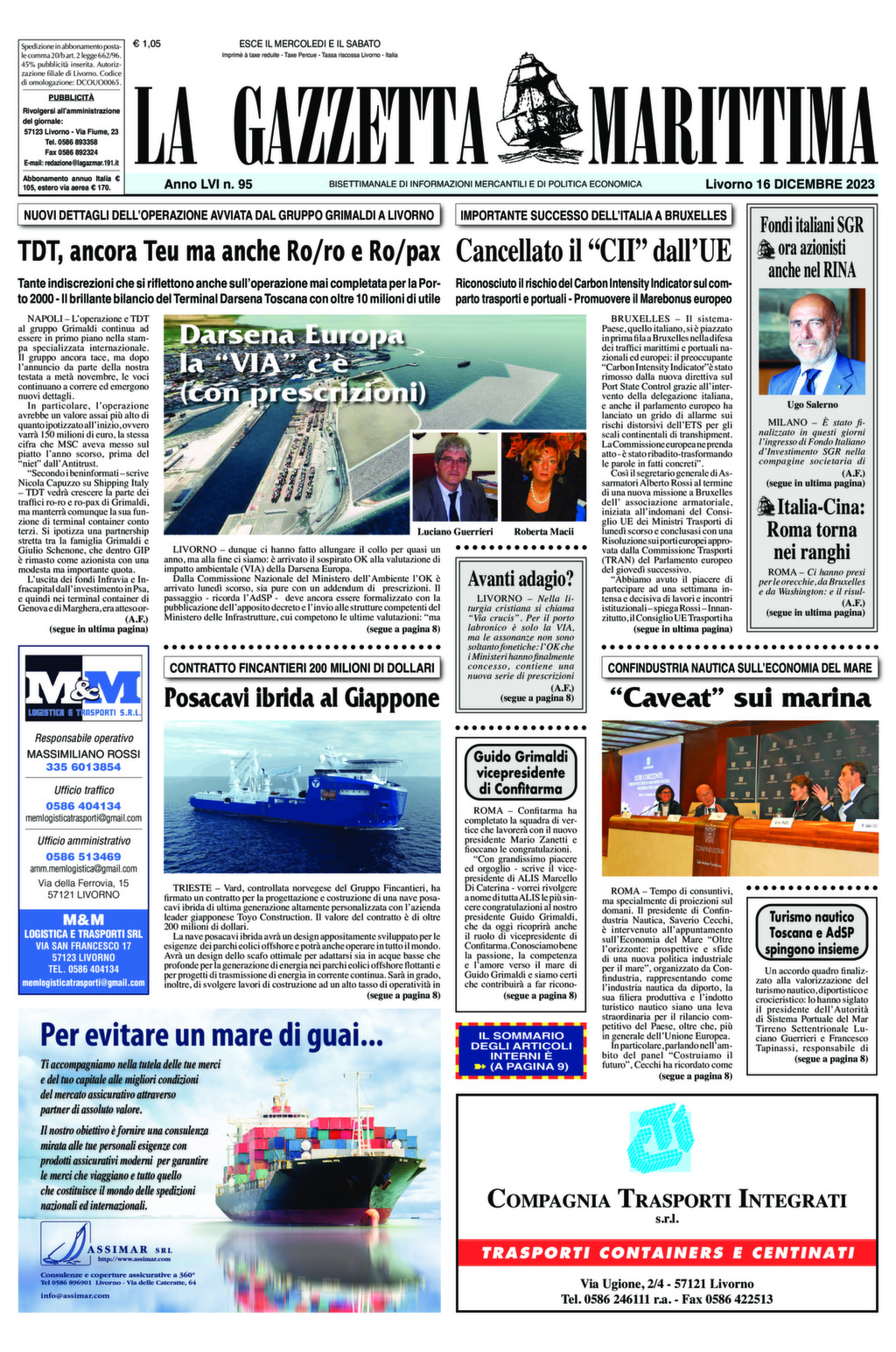 Giornale del 16-12-2023
