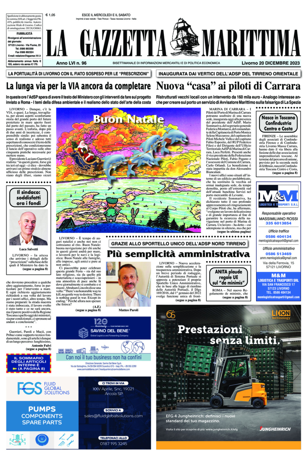 Giornale del 20-12-2023