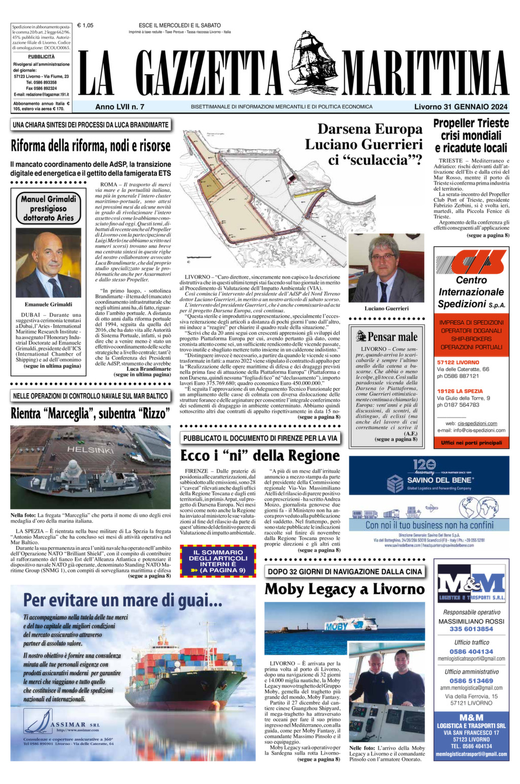 Giornale del 31 -01-2024