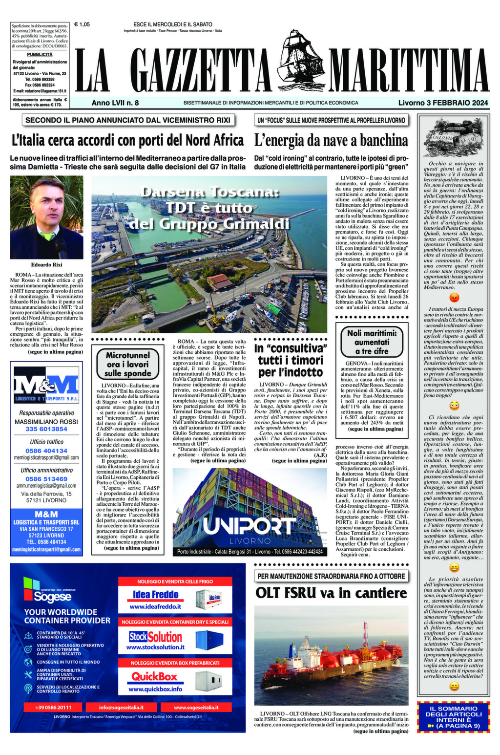 Giornale del 03-02-2024