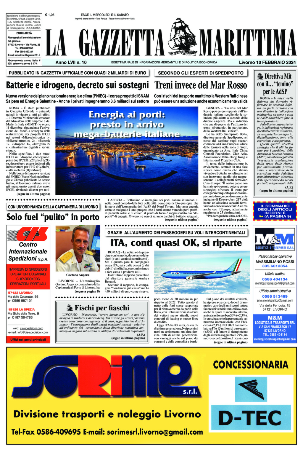 Giornale del 10-02-2024