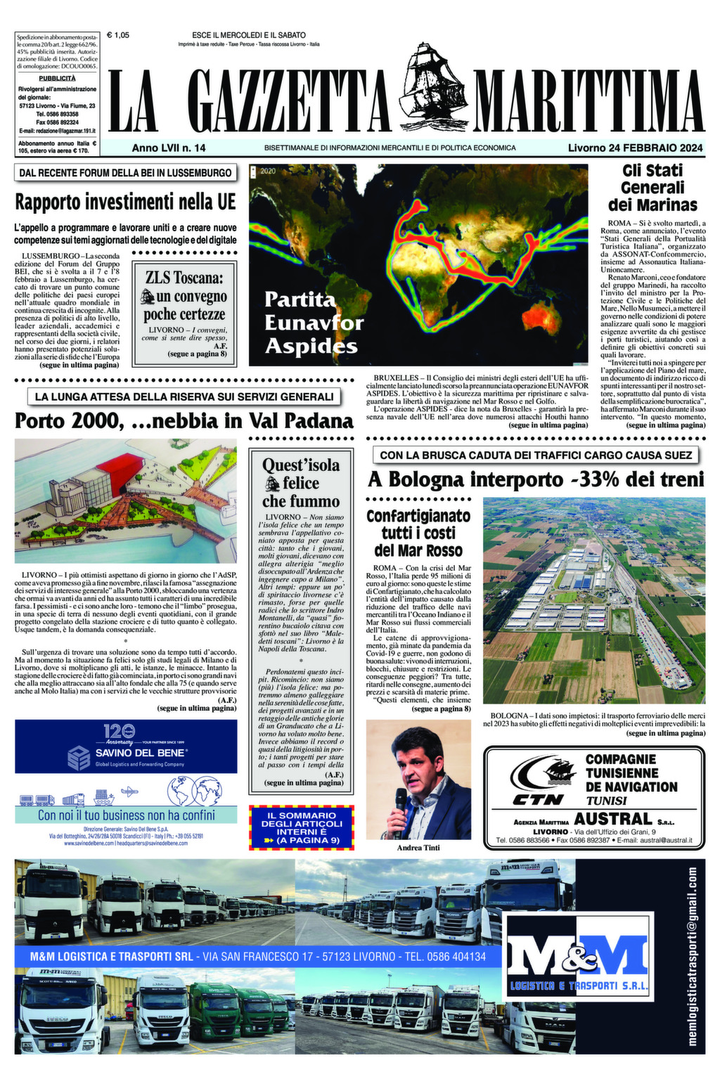 Giornale del 24-02-2024