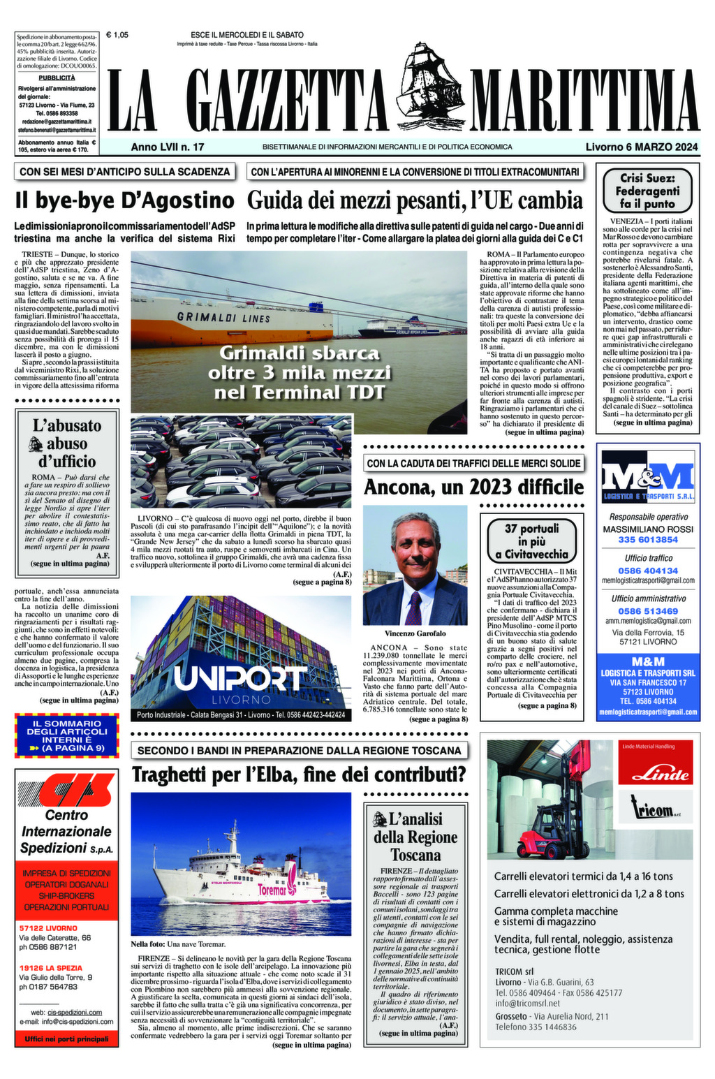 Giornale del 06-03-2024