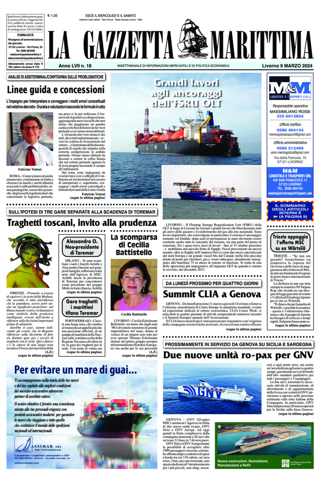 Giornale del 09-03-2024