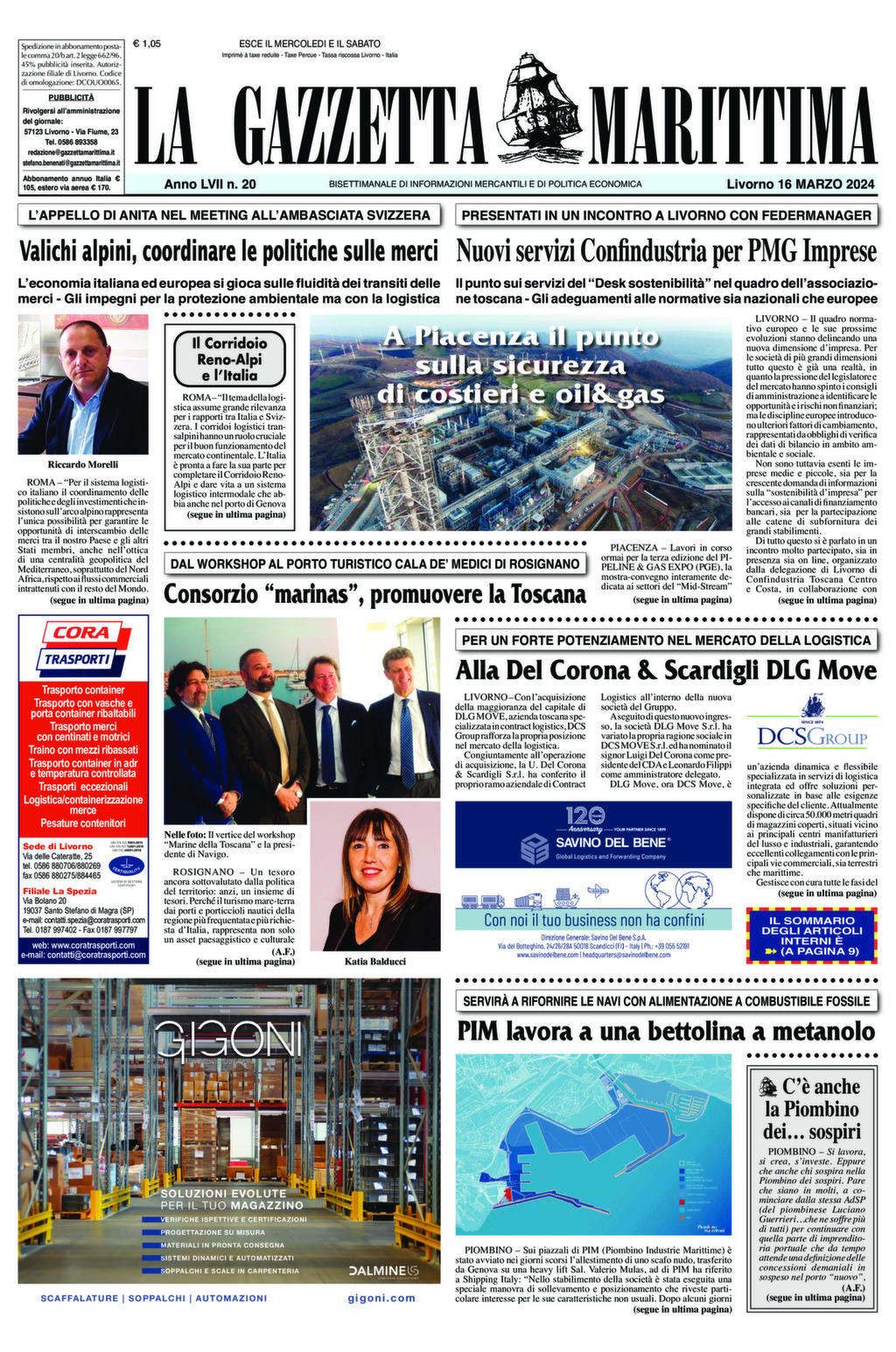 Giornale del 16-03-2024