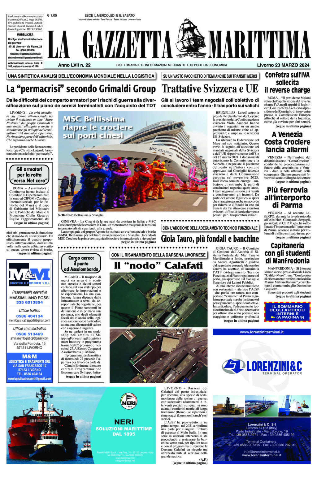 Giornale del 23-03-2024