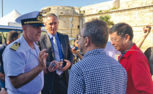 Delegazione della Tv cinese  ospite del porto di Civitavecchia