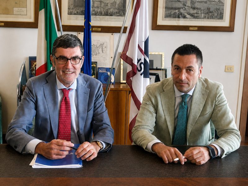 Authority Livorno il presidente Davide Gariglio e il segretario generale Pierpaolo Danieli com1