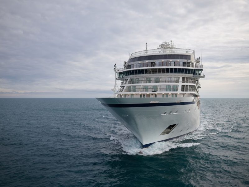 La Viking Neptune realizzata da Fincantieri per l’armatore scadinavo-elvetico nei cantieri di Ancona nel 2022 com1si1
