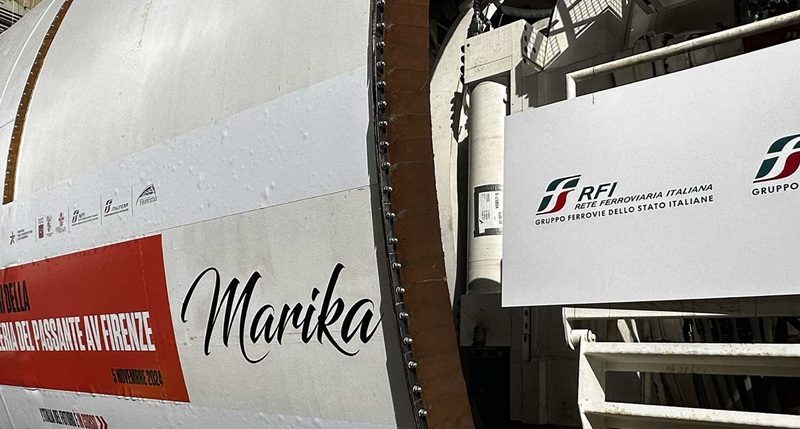 Marika talpa meccanica per passante AV Firenze com1