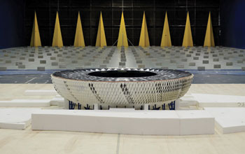 Modello-dello-stadio-Mohammed-bin-Rashid-di-Dubai