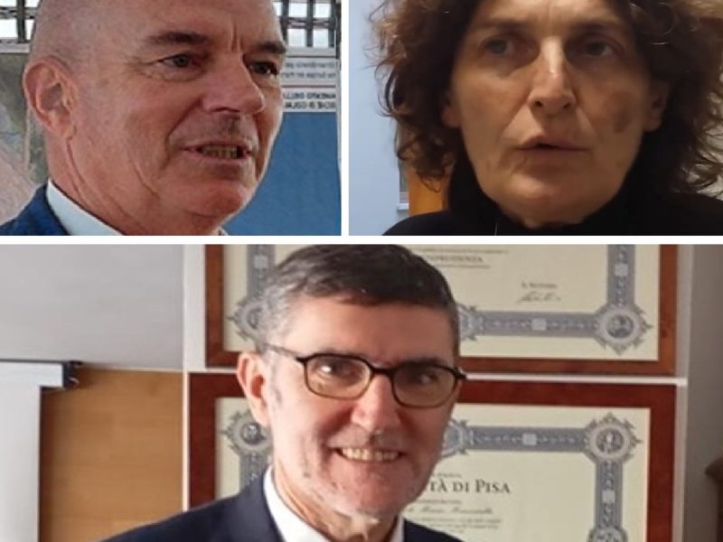 Sopra i sindaci Luca Salvetti e Marida Bessi. In basso il presidente dell’Authority Davide Gariglio2