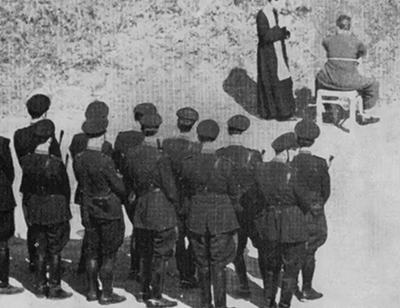 fucilazione di un partigiano