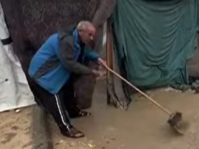 gaza allagamento tendopoli y1