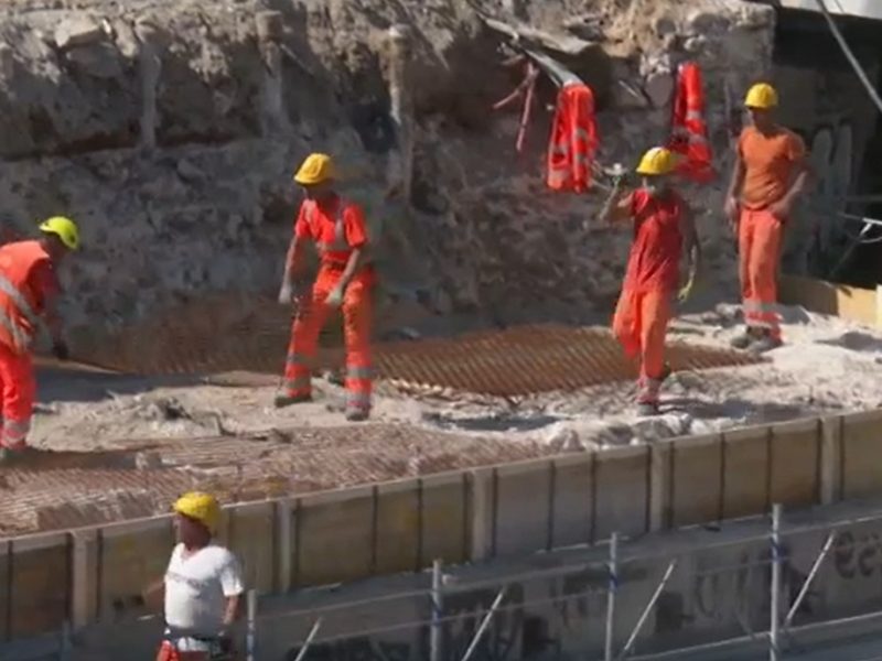 lavori ferroviari nella zona di Ponte al Pino a Firenze rgt1