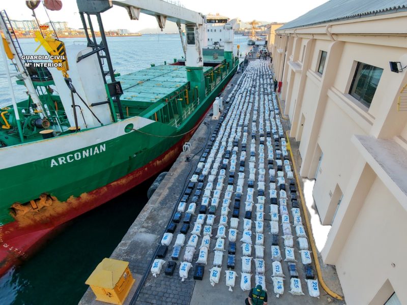 operazione antidropga guardia civil con altre forze internazionali 3sitgciv
